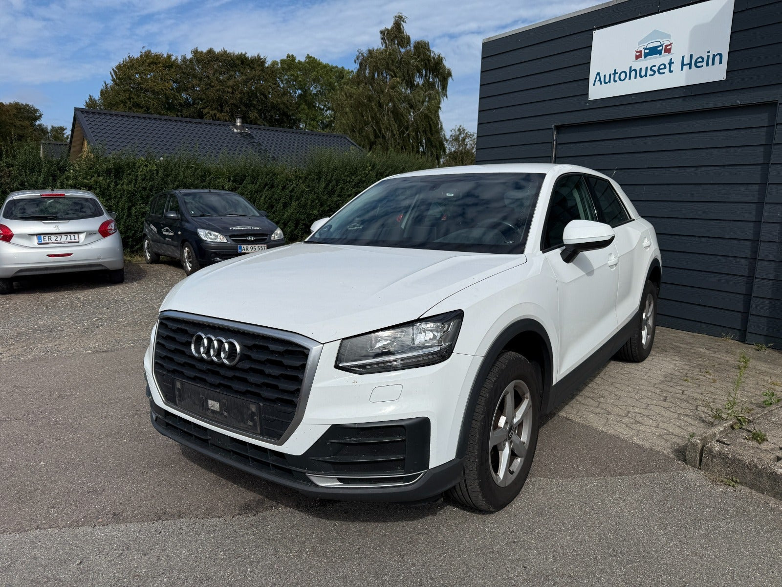 Hvid Audi Q2 fra 2018