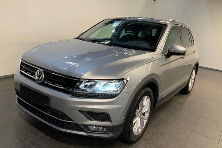 Grå VW Tiguan fra 2020