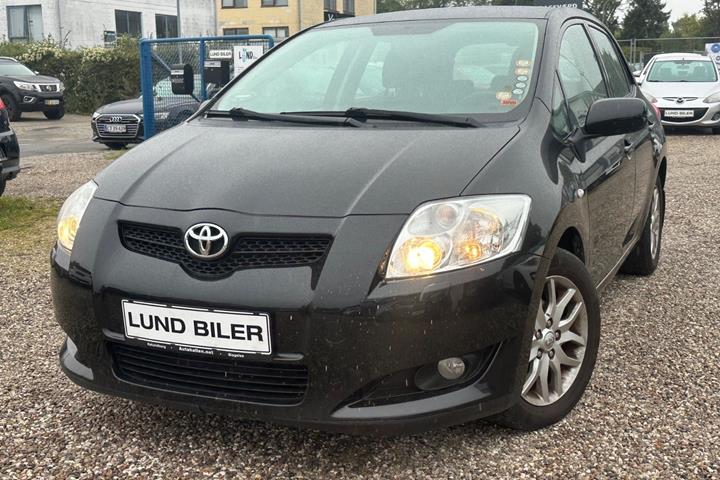 Sort Toyota Auris fra 2007