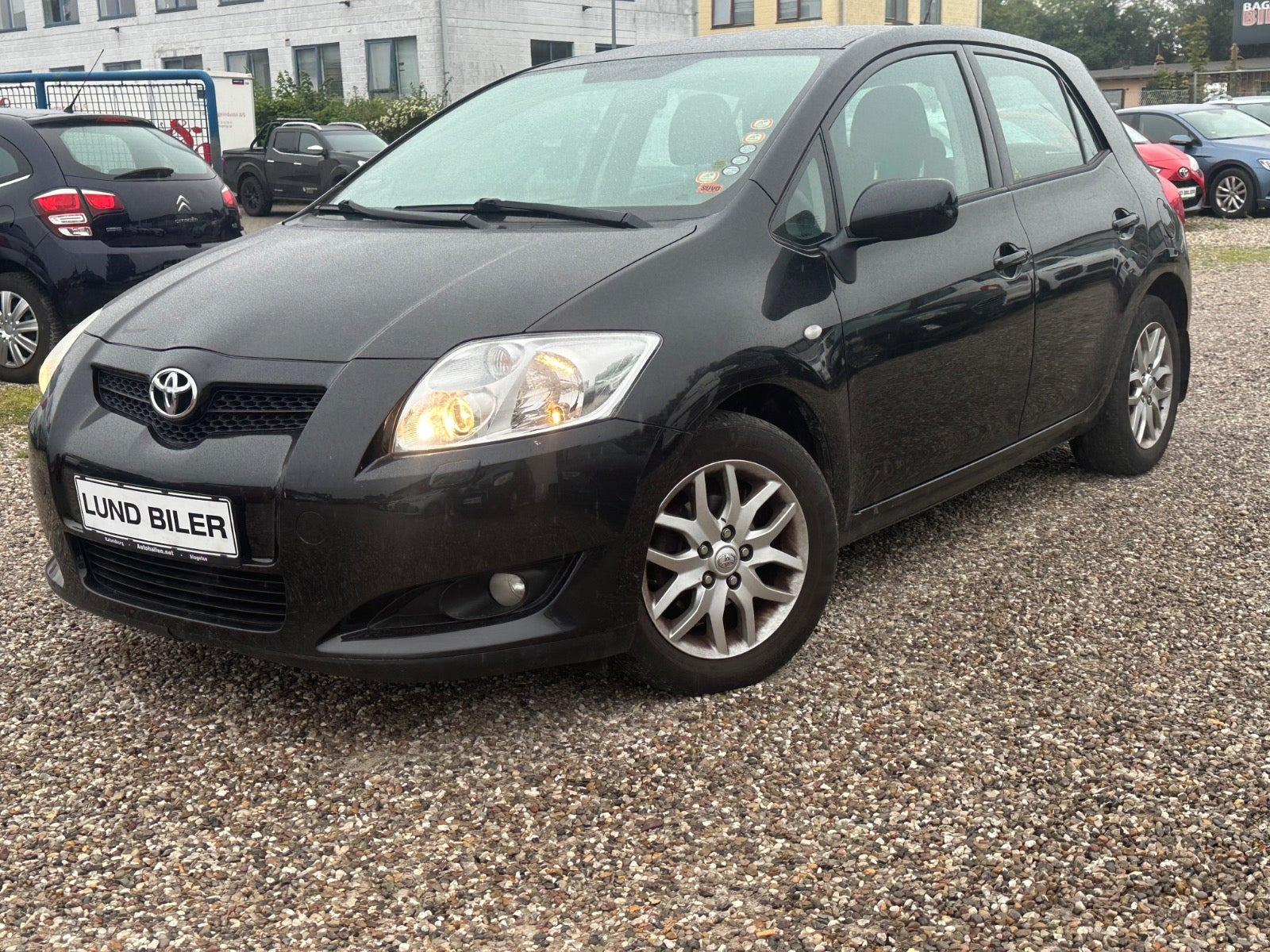 Sort Toyota Auris fra 2007