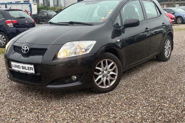 Sort Toyota Auris fra 2007