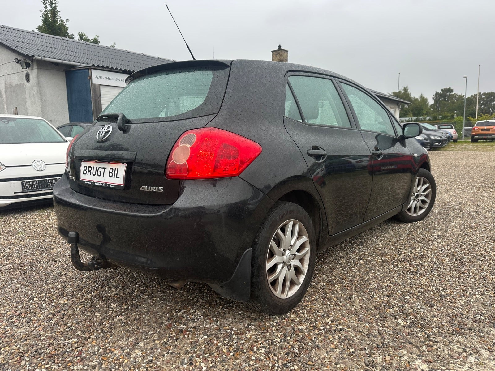 Sort Toyota Auris fra 2007