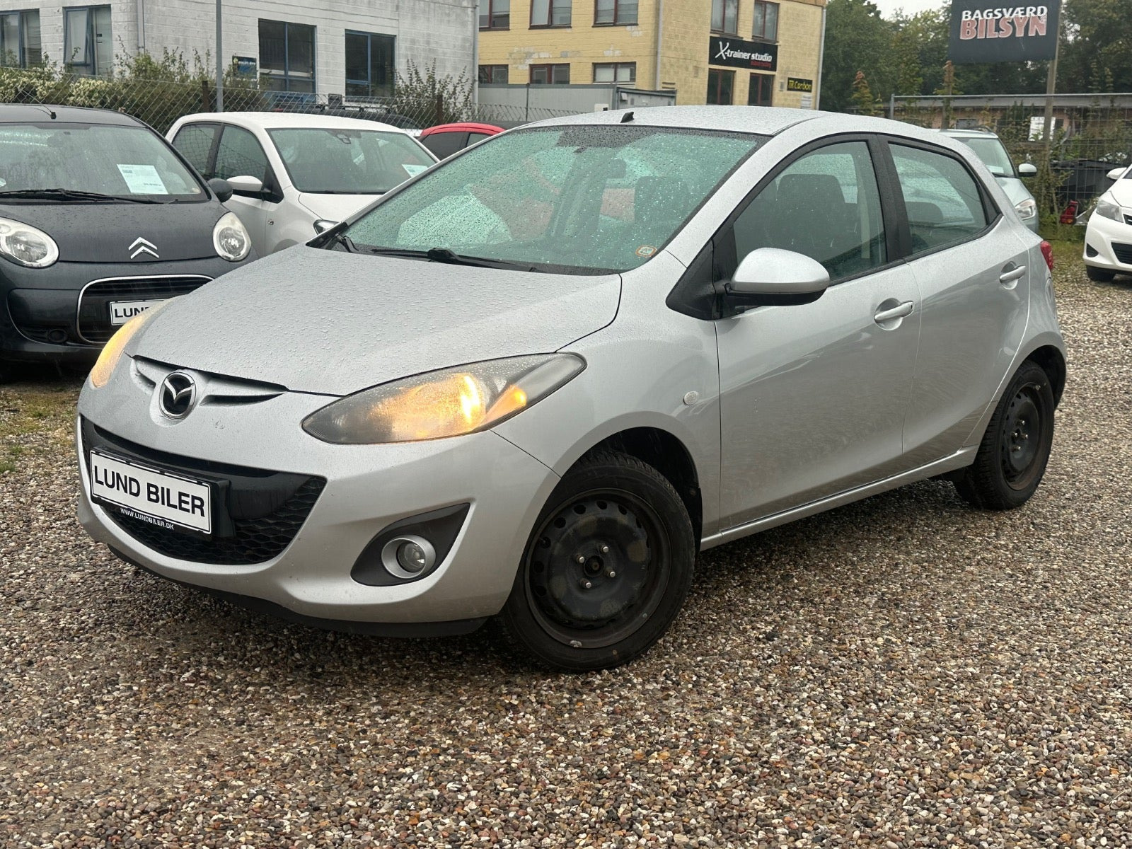 Sølv Mazda 2 fra 2011