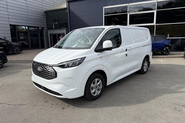 Hvid Ford E-Transit Custom 320 L1 fra 2026