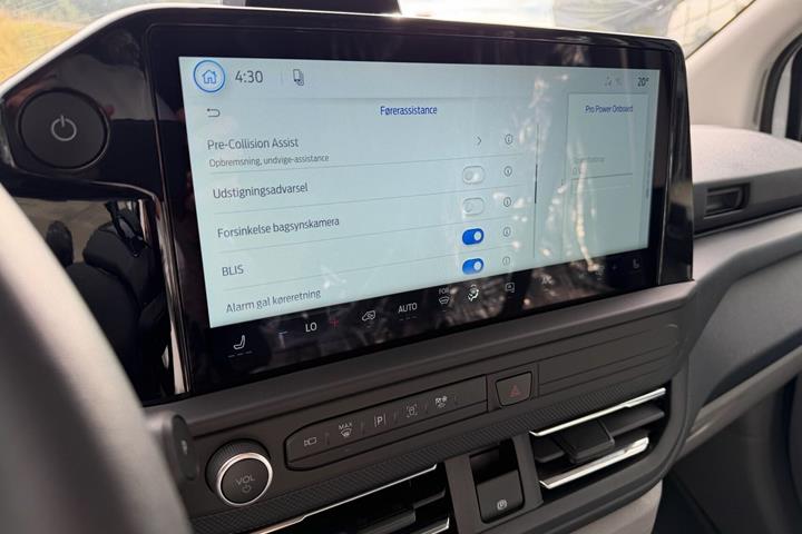 Hvid Ford E-Transit Custom 320 L1 fra 2026