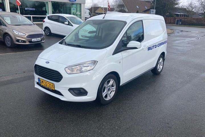 Hvid Ford Transit Courier fra 2022