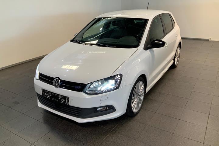 Hvid VW Polo fra 2015