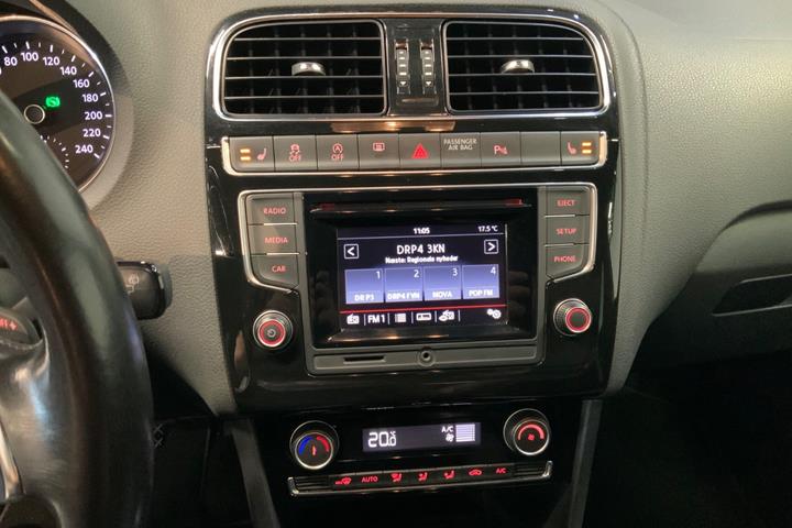 Hvid VW Polo fra 2015