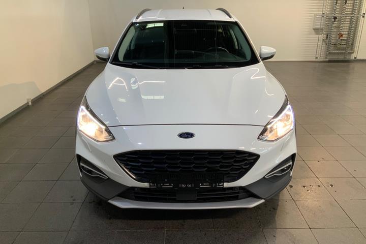 Hvid Ford Focus fra 2019