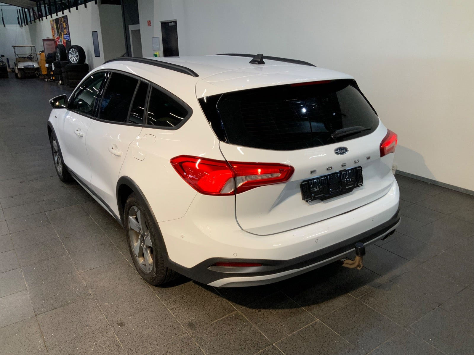 Hvid Ford Focus fra 2019