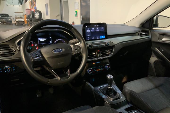 Hvid Ford Focus fra 2019