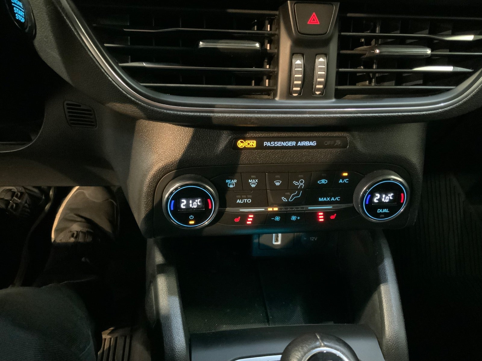 Hvid Ford Focus fra 2019