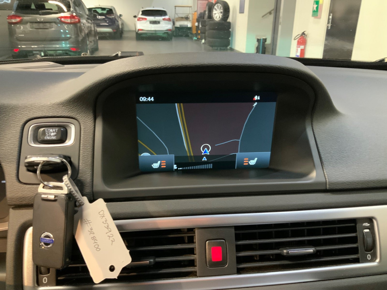Brun Volvo V70 fra 2015