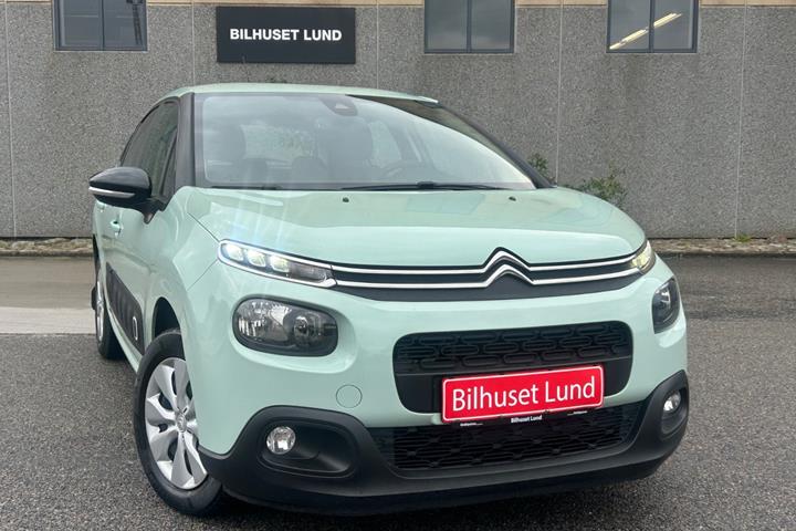 Blå Citroën C3 fra 2018