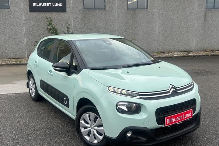 Blå Citroën C3 fra 2018