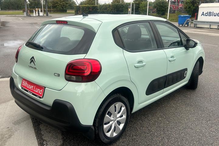 Blå Citroën C3 fra 2018