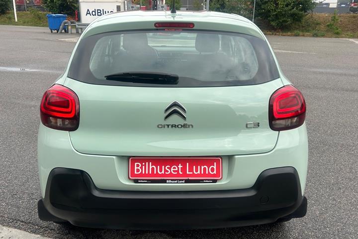 Blå Citroën C3 fra 2018