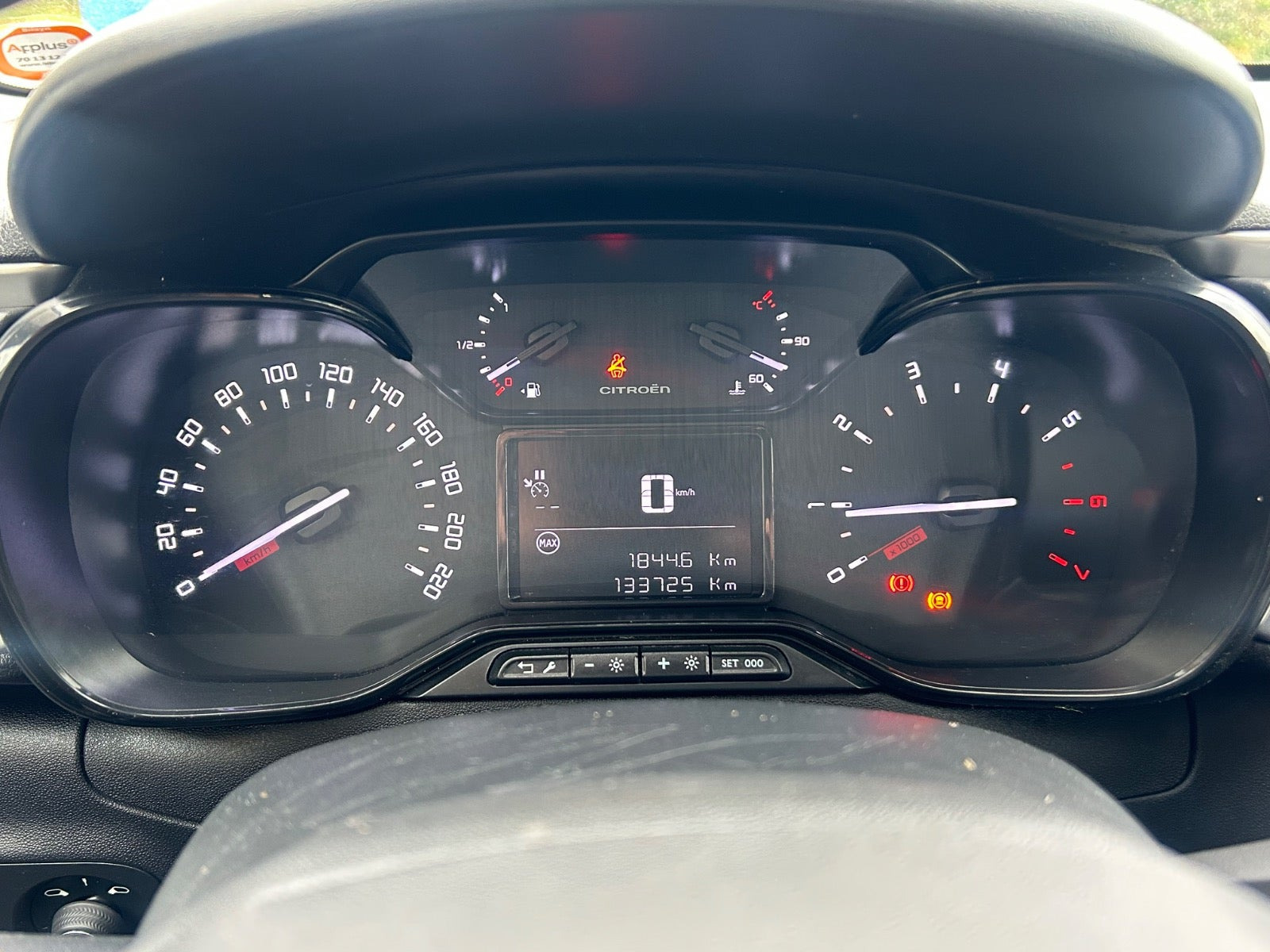 Blå Citroën C3 fra 2018