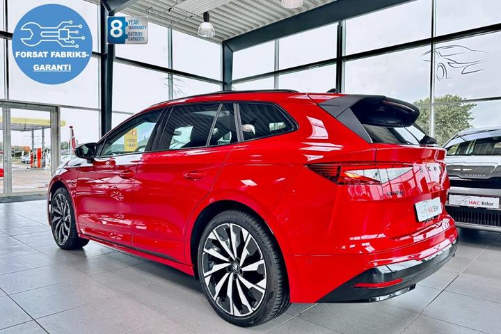 Rød Skoda Enyaq fra 2026