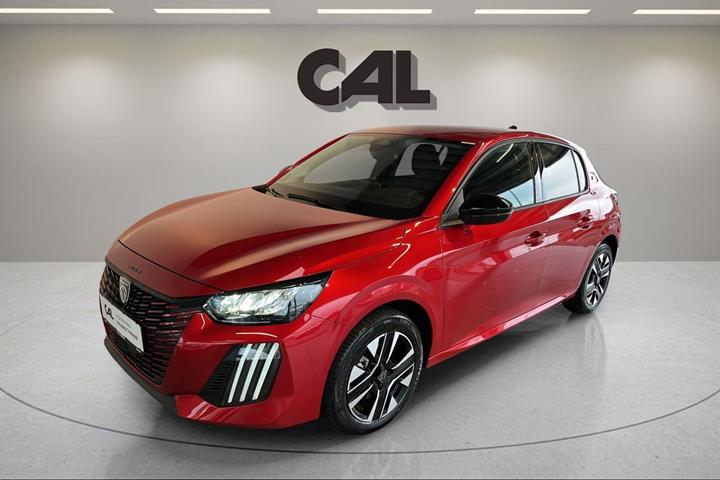 Rød Peugeot e-208 fra 2026