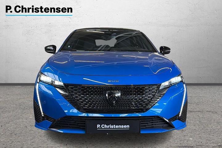 Blå Peugeot E-308 fra 2023