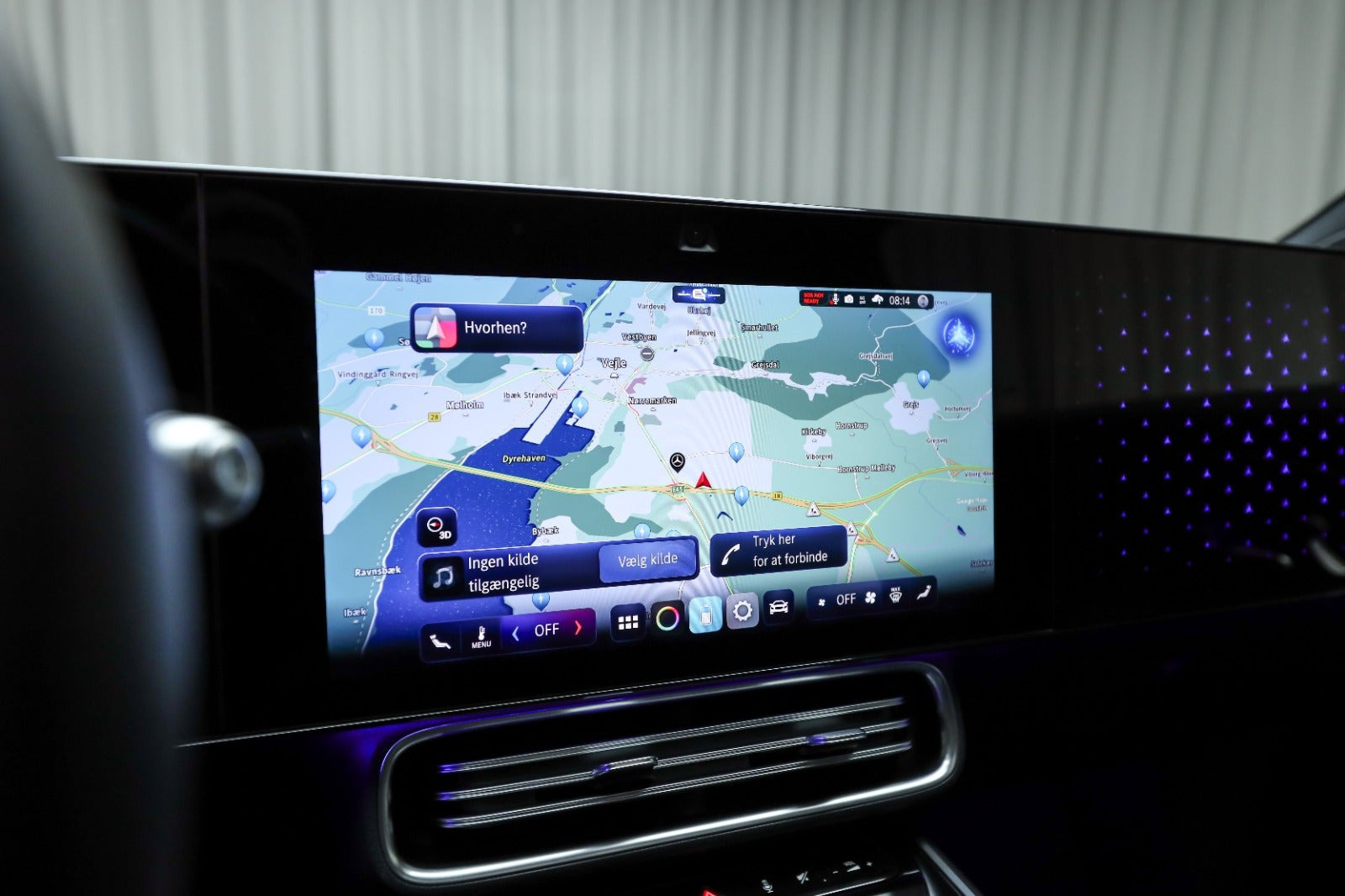 Sort Mercedes CLA250+ fra 2025