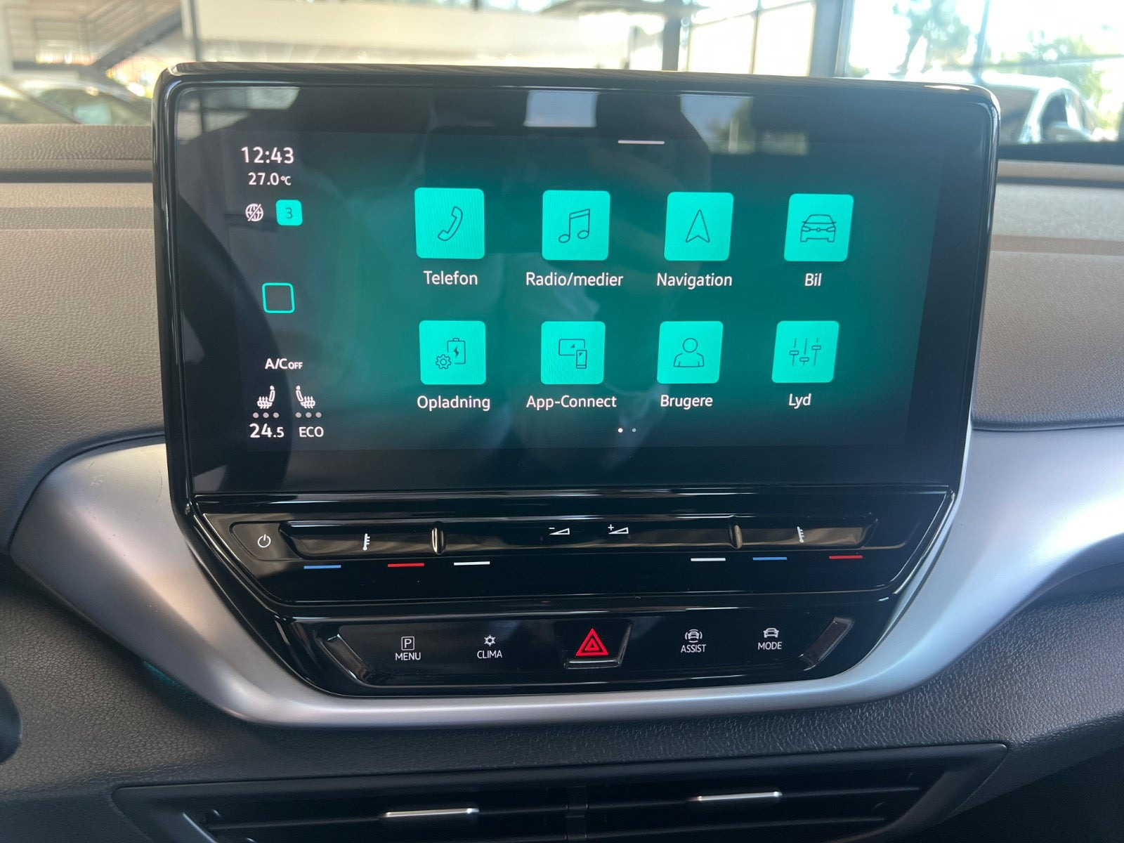 Rød VW ID.4 fra 2023