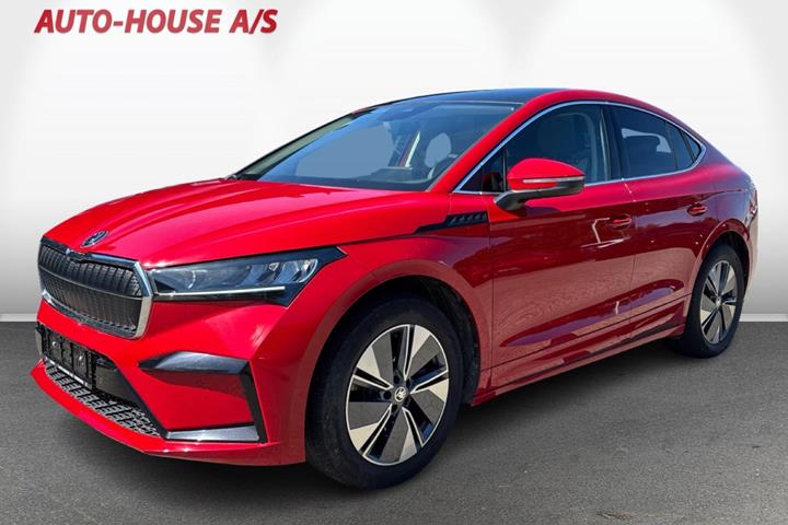 Rød Skoda Enyaq fra 2023