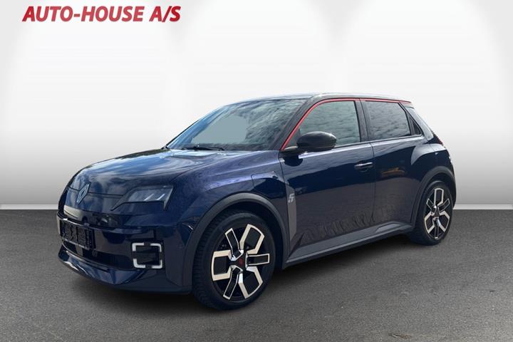 Blå Renault 5 E-Tech fra 2025
