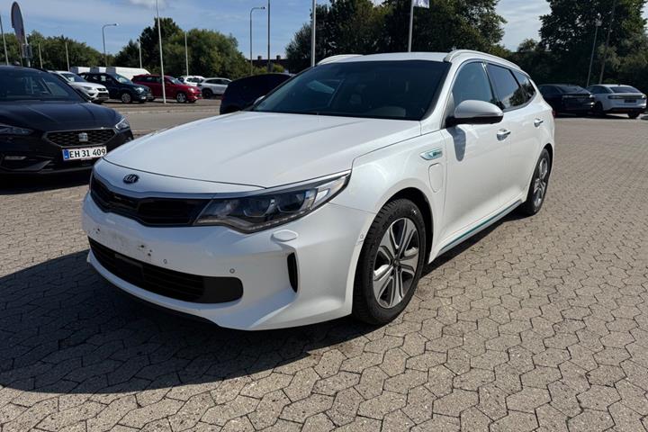 Hvid Kia Optima fra 2017