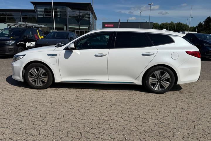 Hvid Kia Optima fra 2017