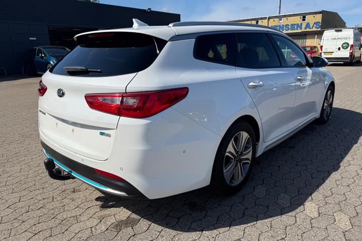 Hvid Kia Optima fra 2017