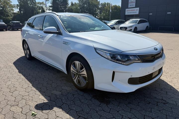 Hvid Kia Optima fra 2017