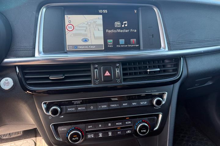 Hvid Kia Optima fra 2017