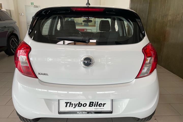 Hvid Opel Karl fra 2018