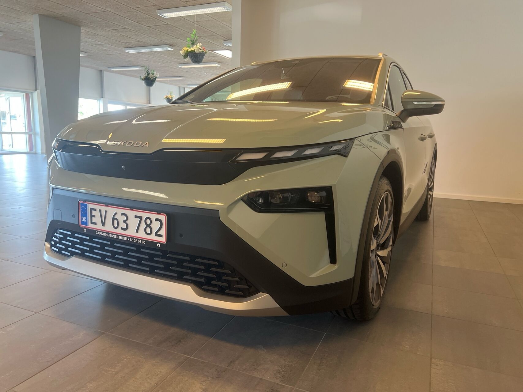 Grøn Skoda Elroq fra 2025