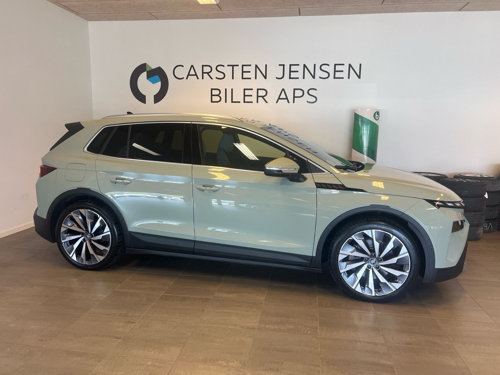 Grøn Skoda Elroq fra 2025