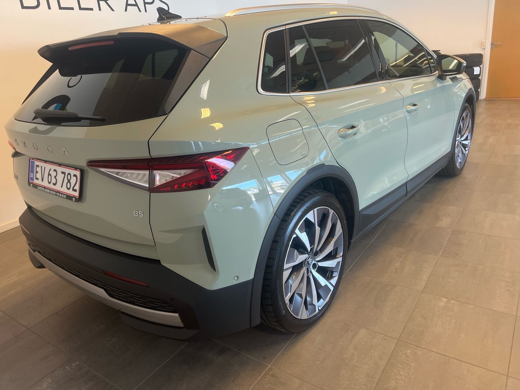 Grøn Skoda Elroq fra 2025