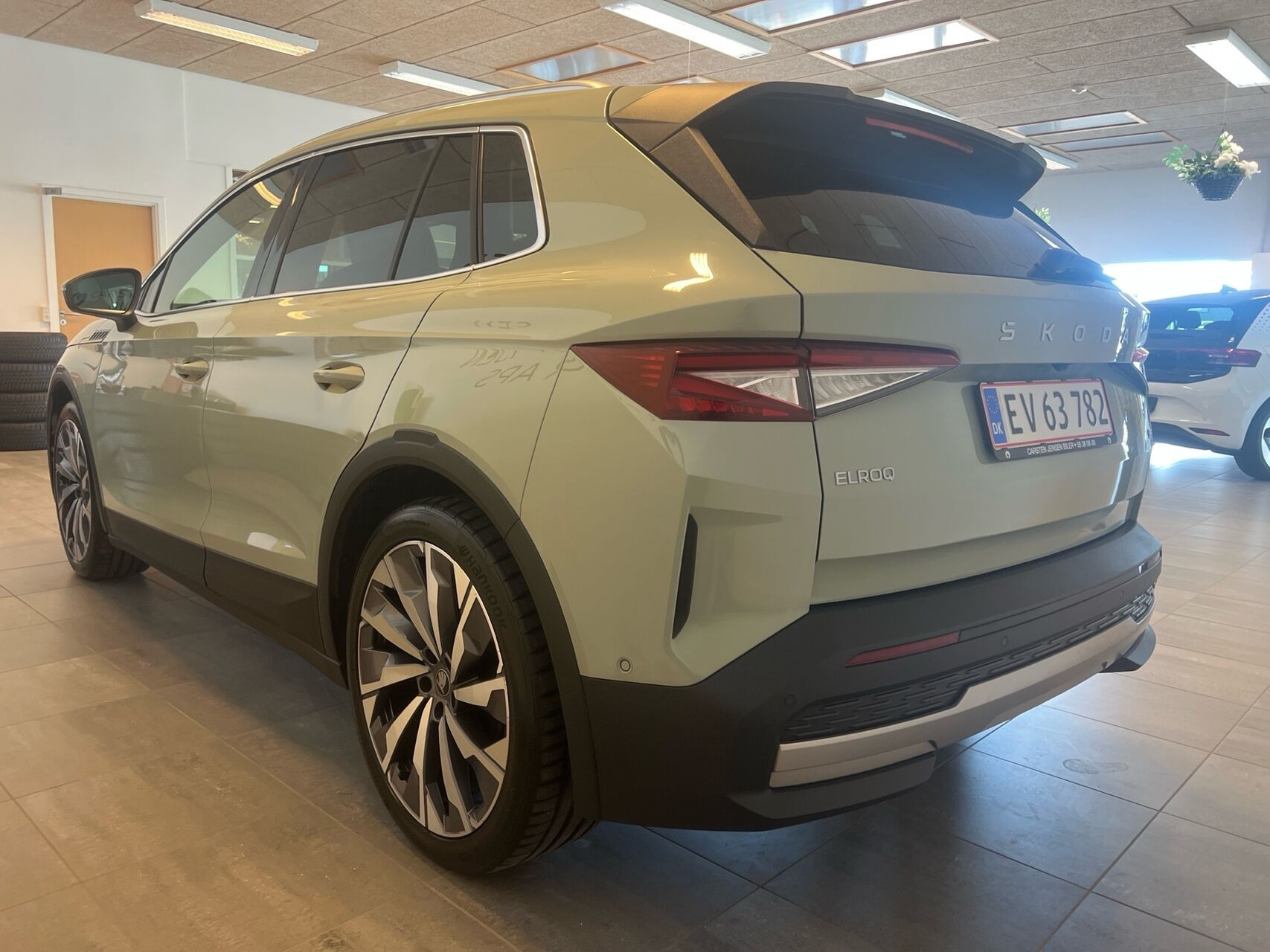Grøn Skoda Elroq fra 2025