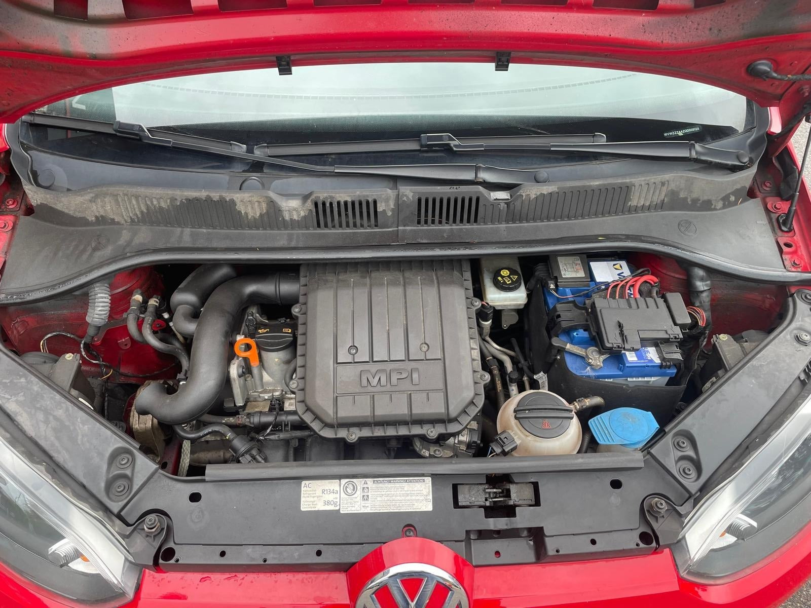 Grøn VW UP! fra 2013