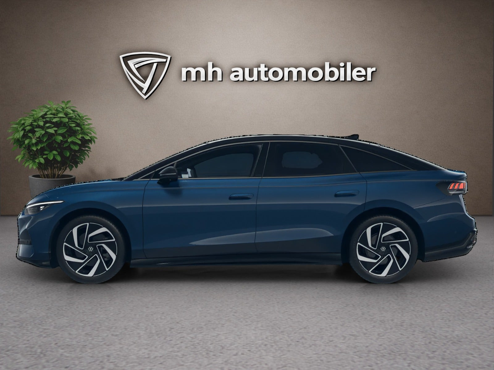 Blå VW ID.7 fra 2025