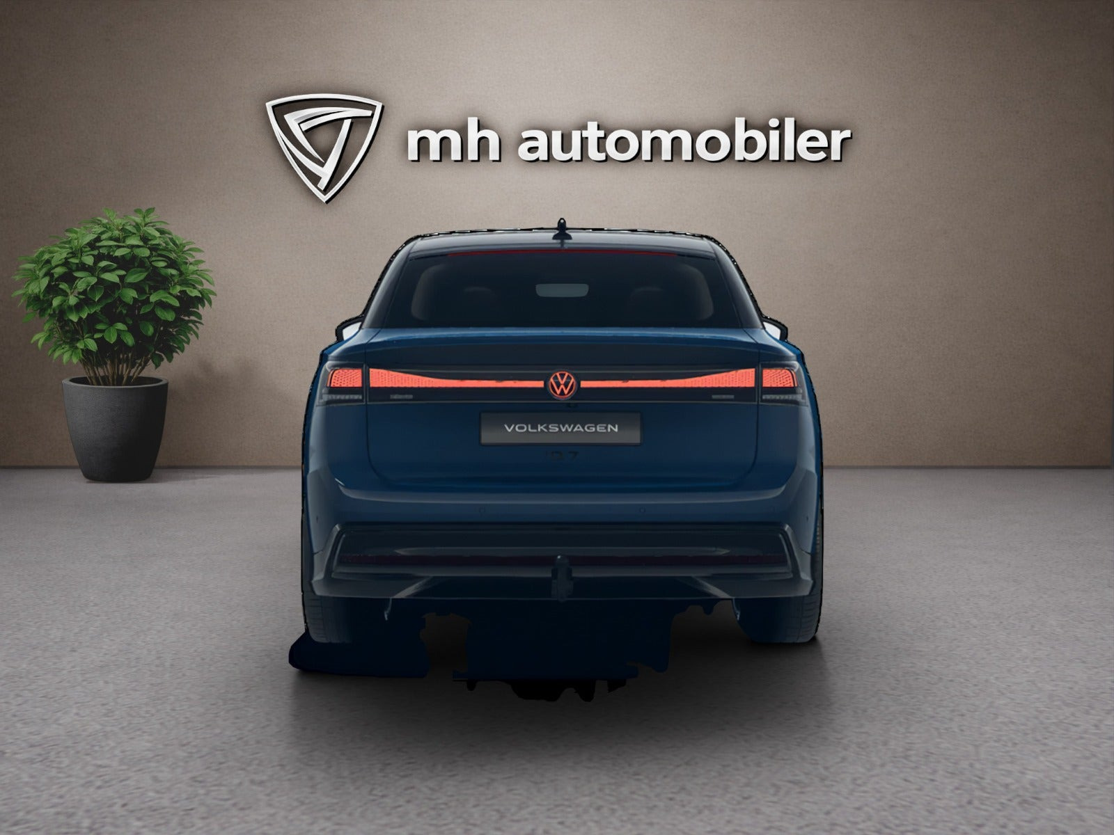 Blå VW ID.7 fra 2025