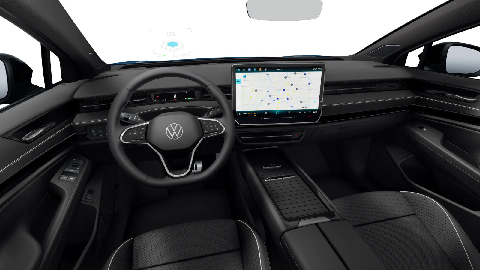 Blå VW ID.7 fra 2025