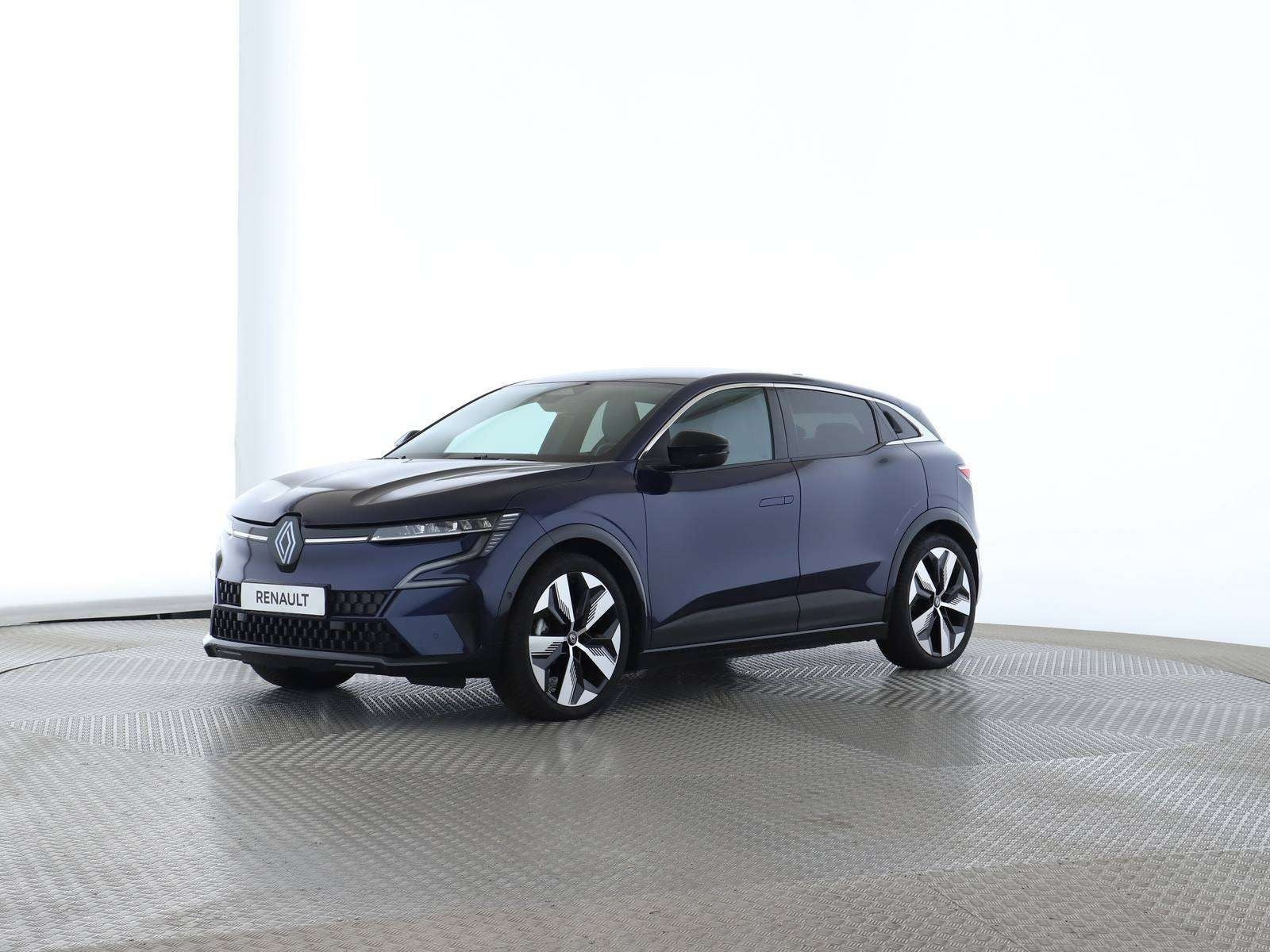 Blå Renault Megane E-Tech fra 2025