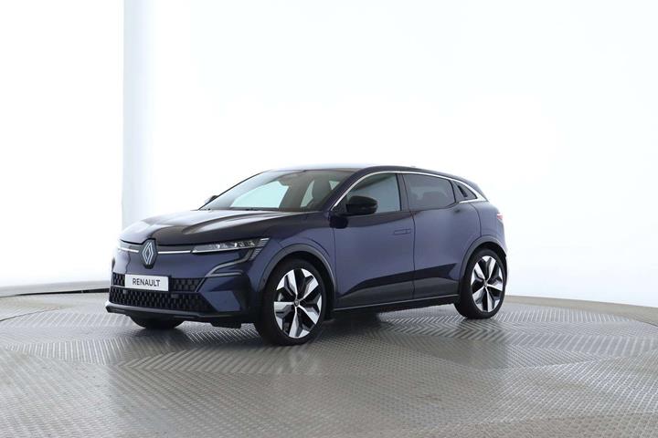 Blå Renault Megane E-Tech fra 2025