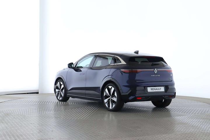 Blå Renault Megane E-Tech fra 2025
