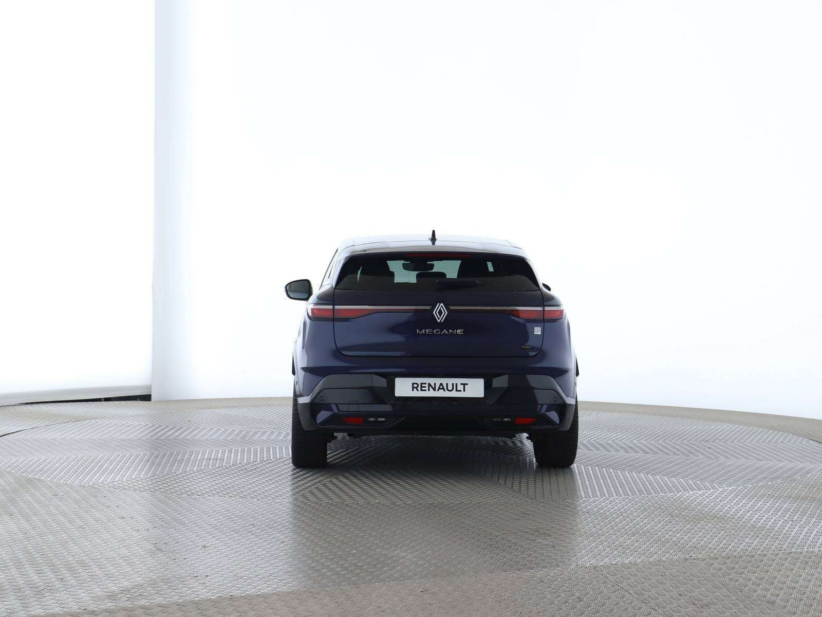 Blå Renault Megane E-Tech fra 2025