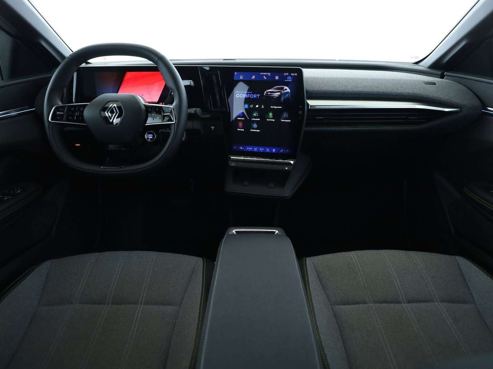 Blå Renault Megane E-Tech fra 2025