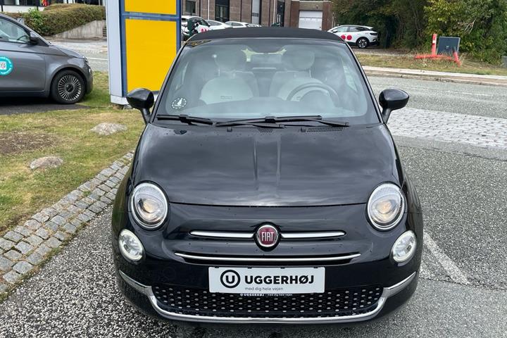 Sort Fiat 500C fra 2023