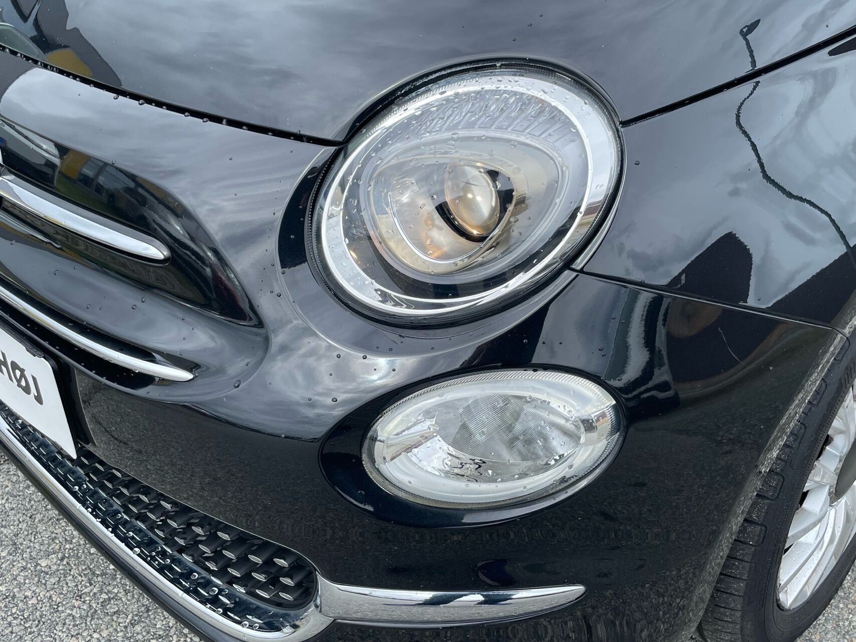 Sort Fiat 500C fra 2023